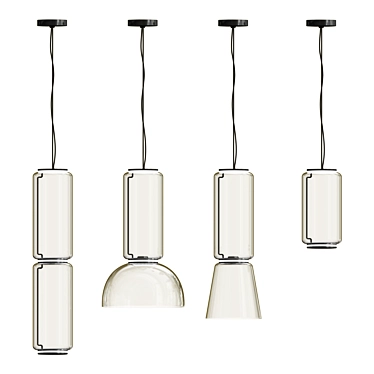 Noctambule Flos Pendant: Illuminating Elegance 3D model image 1 