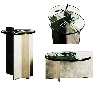 Striking Luca Nichetto Table 3D model image 1 