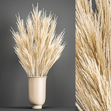 Reed Bouquet in Menu Cyclades Vase 3D model image 1 