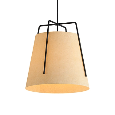 Maxim Pitchfork Pendant Light 3D model image 1 