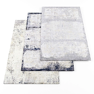 Modern High-Resolution Rugs Set 3D model image 1 