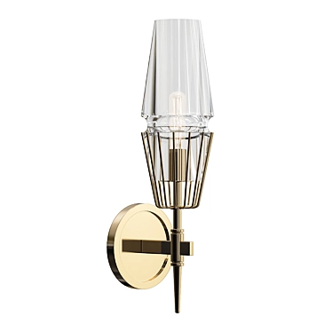 Chaillot Sconce: Modern Loft Design 3D model image 1 