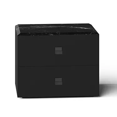 Minimalist Nightstand - Flexform Rafael 3D model image 1 