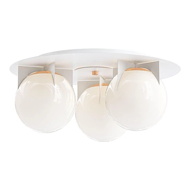 Modern Exquisite Krug 3 Light 3D model image 1 