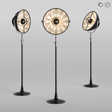 Fortuny Atelier 41 Studio Floor Lamp 3D model image 1 