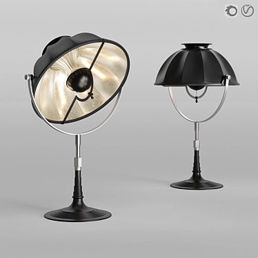 Fortuny Armilla 32 Table Lamp: Restoration Hardware 3D model image 1 