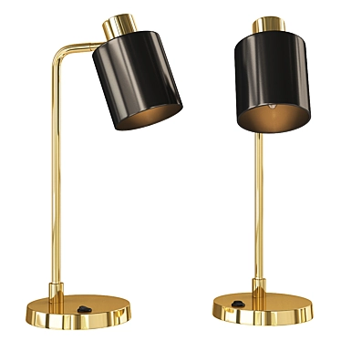 Saittajarvi Brass Table Lamp 3D model image 1 