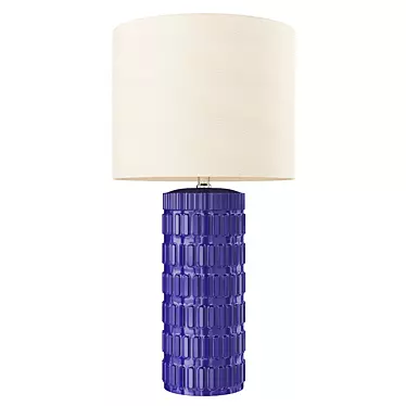 Elegant Tangela Ceramic Table Lamp 3D model image 1 