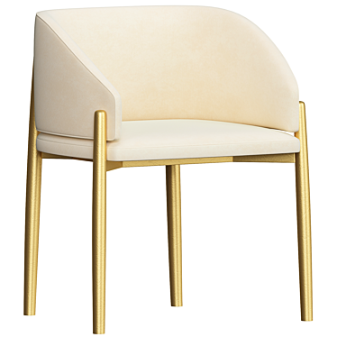 Sleek Porro Frank Chair: Modern Design 3D model image 1 