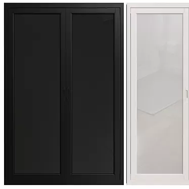 Modern Interior Door 3D model image 1 
