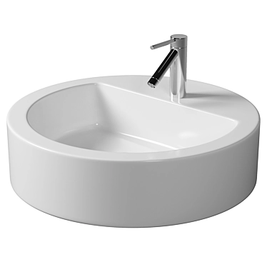 Duravit Stark 1 Washbasin Set 3D model image 1 