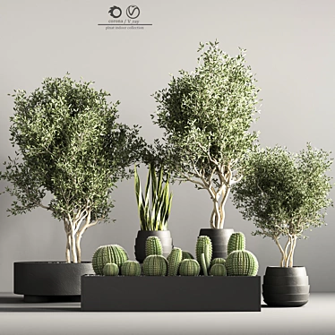 Premium Indoor Plant Stand - Minimalist Design 3D model image 1 