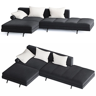 Bruce | 1335: Sleek and Sophisticated Sofa 3D model image 1 