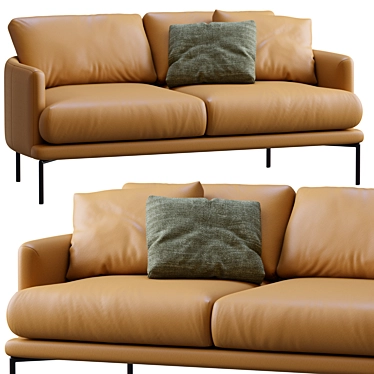 LaForma Sofa Rave: Sleek Modern Design 3D model image 1 