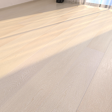 Bianco Sardegna Parquet: HD Textured Flooring 3D model image 1 