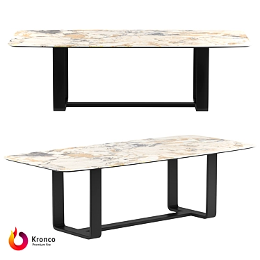 Kronco Larson Porcelain Dining Table 3D model image 1 