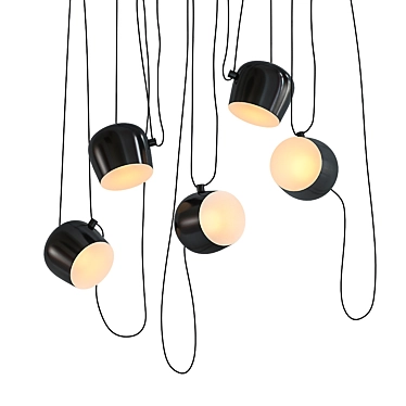 Elegant V-Ray Chandeliers 3D model image 1 