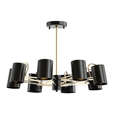 Favourite Comodo 8-Light Pendant 3D model image 1 