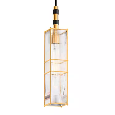 Arbor Pendant Light: Modern Design, Precise Dimensions 3D model image 1 