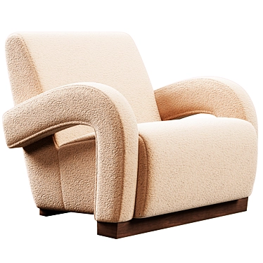 Mod Violette Lounge Chair 3D model image 1 