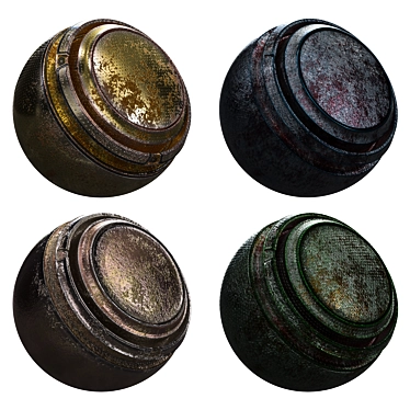 Metallic Texture Pack PBR Vol_06 3D model image 1 