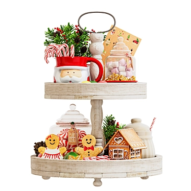 Festive Kitchen Decor Set 3D model image 1 