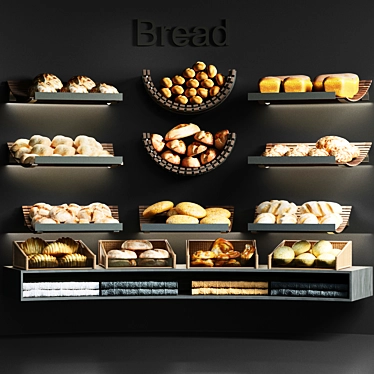 Freshly Baked Bakery Delights 3D model image 1 
