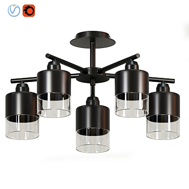 ALFA Basto Plafon - Stylish Ceiling Light 3D model image 1 