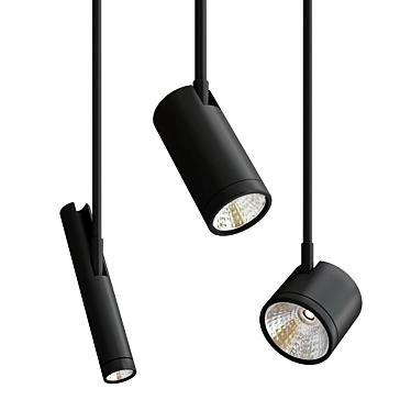 Elegant Newton Spotlights: Illuminate with Style 3D model image 1 