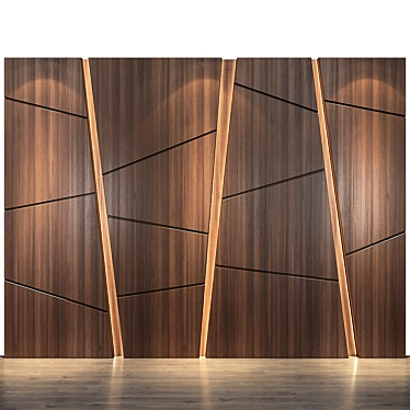 Modern Elegance Wall Panel 41 3D model image 1 