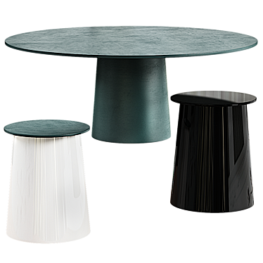 Modern Design Classic Round Table 3D model image 1 