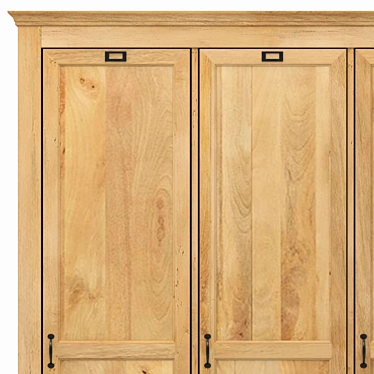 Academy Mango Wood Wardrobe 3D model image 1 