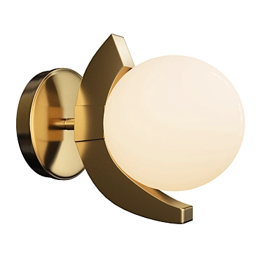 Reedway Semi Flush Mount - Elegant Wall Lighting 3D model image 1 