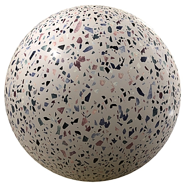 Seamless Terrazzo Texture 3D model image 1 