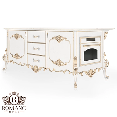 (OM) Kitchen Island Isabella Romano Home