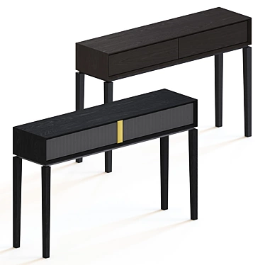 Fine Collection Console: Chic and Functional 3D model image 1 