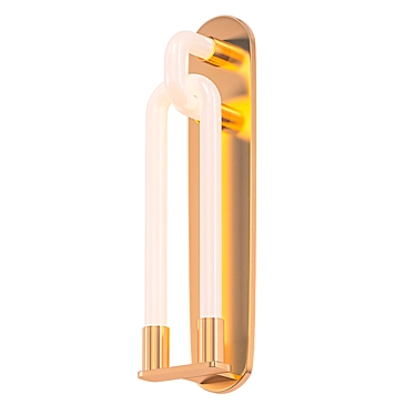 Elegant Loopi Wall Sconce 3D model image 1 