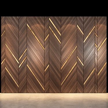 Modern Wall Panel 76 | Stylish and Functional 3D model image 1 