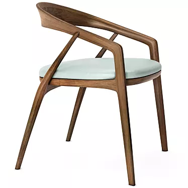 Elegant Capri Chair by Noe Duchaufour 3D model image 1 