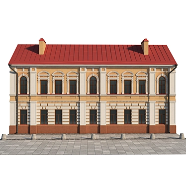 Title: Historic Building Facade 3D model image 1 