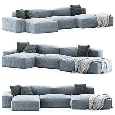 Convertible Modular Sofa: Boca Navi 3D model image 1 