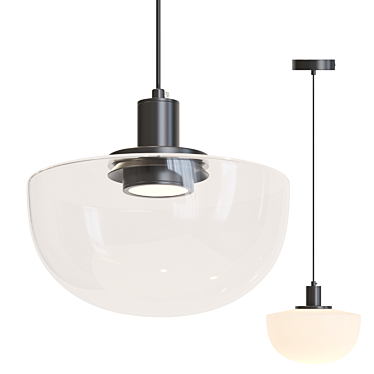 Inda LED Pendant Lamp - Stylish and Versatile 3D model image 1 