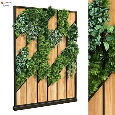 Vertical Greenery Set: Ultimate 3D Plant Collection 3D model image 1 