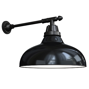 Carson LED Wall Fixture: Sleek and Stylish Design 3D model image 1 