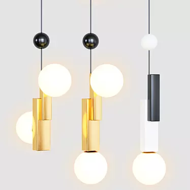 Elegant PANSY Design Lamp 3D model image 1 