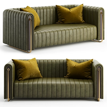 Modern River Sofa 3D model image 1 