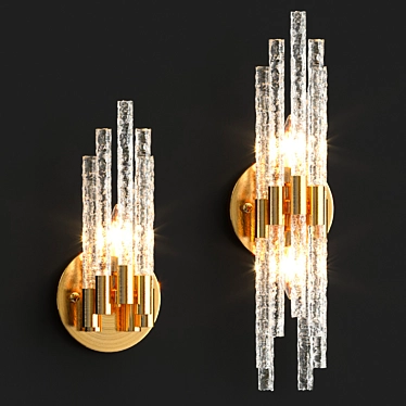 Modern Wall Lights: Scones Hallway 3D model image 1 