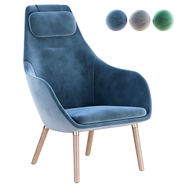 Comfortable Lounge Chair: HAL 3D model image 1 