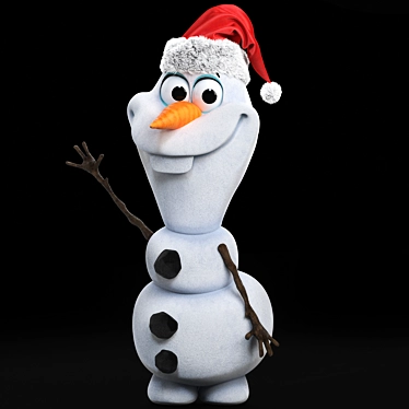 Title: Frozen Olaf 3D Model 3D model image 1 