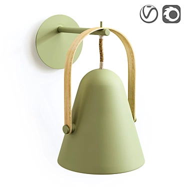 Gabi Wall Lamp - Simple and Stylish Lighting 3D model image 1 